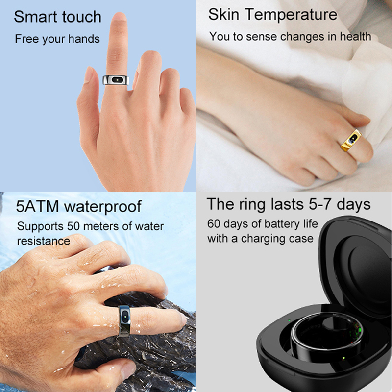 Anillo inteligente para hombre - Temperature Ring Skin reseña y precio
