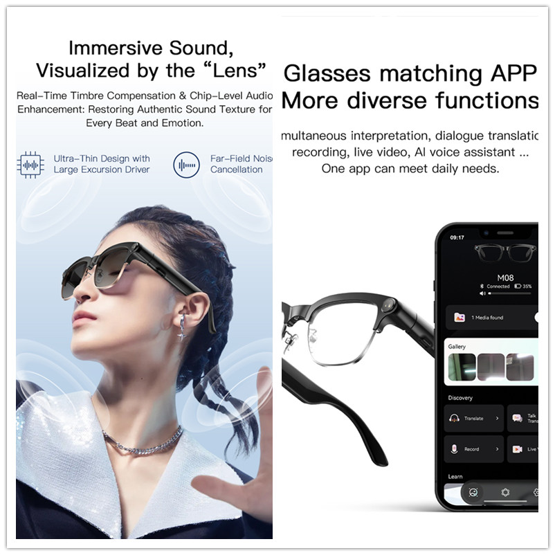 Gafas Inteligentes 2026 con Cá - Smart Glasses Lens reseña y precio