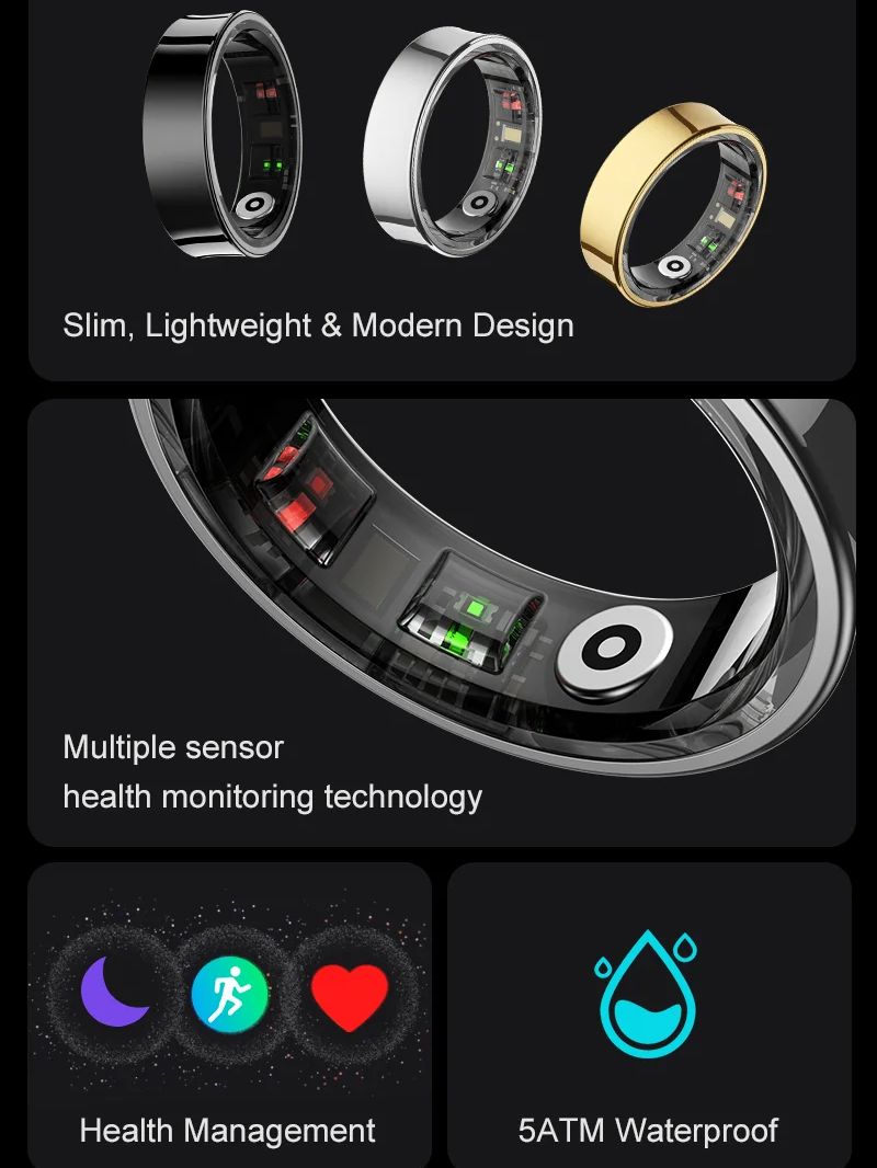Nuevo anillo inteligente R09 M - Temperature Ring Skin reseña y precio